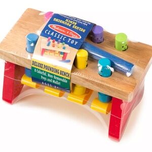 Melissa & Doug Deluxe Pounding Bench new in sealed package